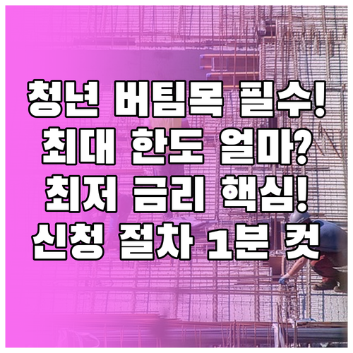 청년 버팀목 전세대출 자격 한도 금리..
