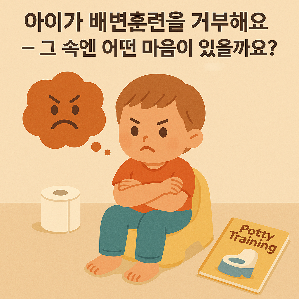 배변 훈련을 거부하는 아이에 관한 이미지