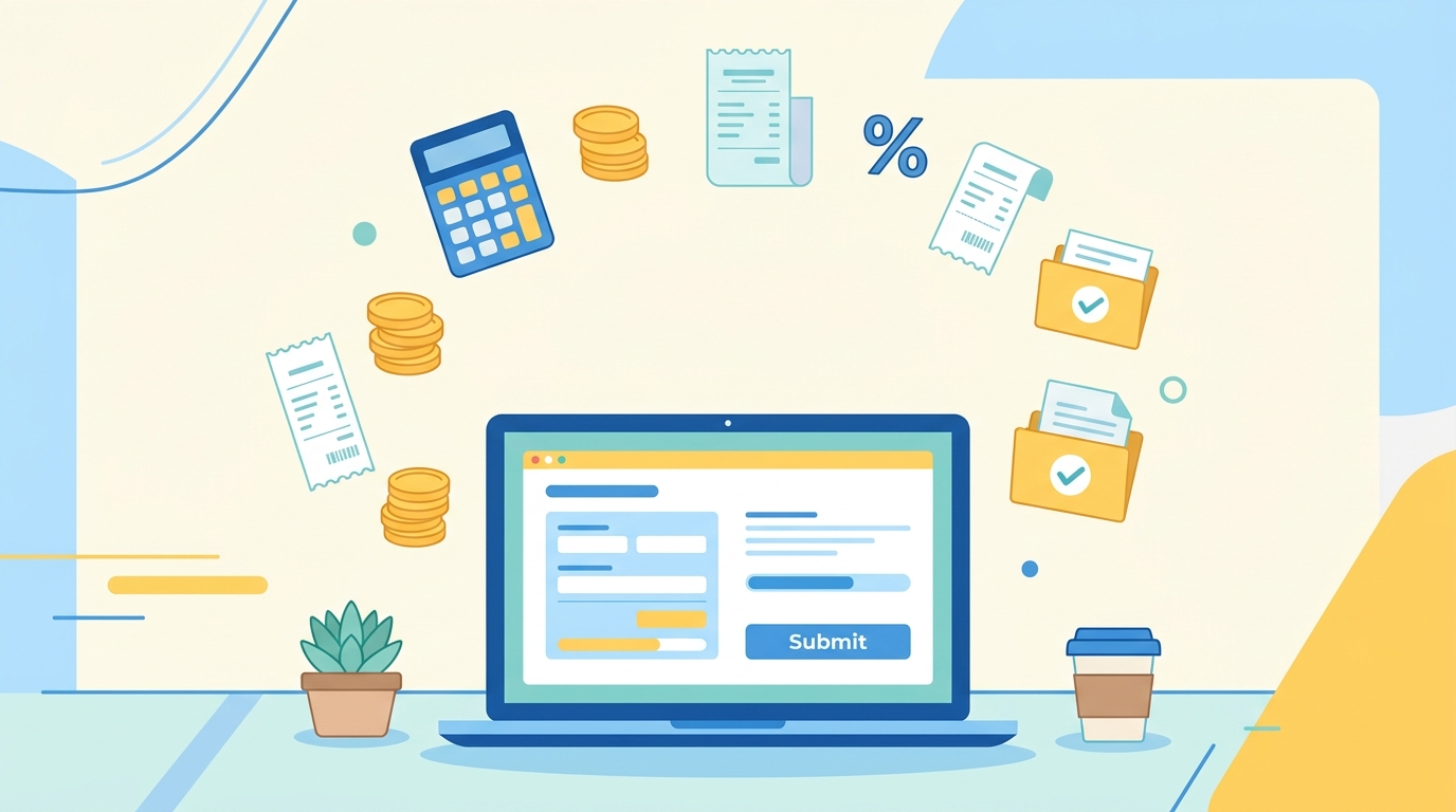 2026년 종합소득세 신고 방법 프리랜서 절세 꿀팁 일러스트