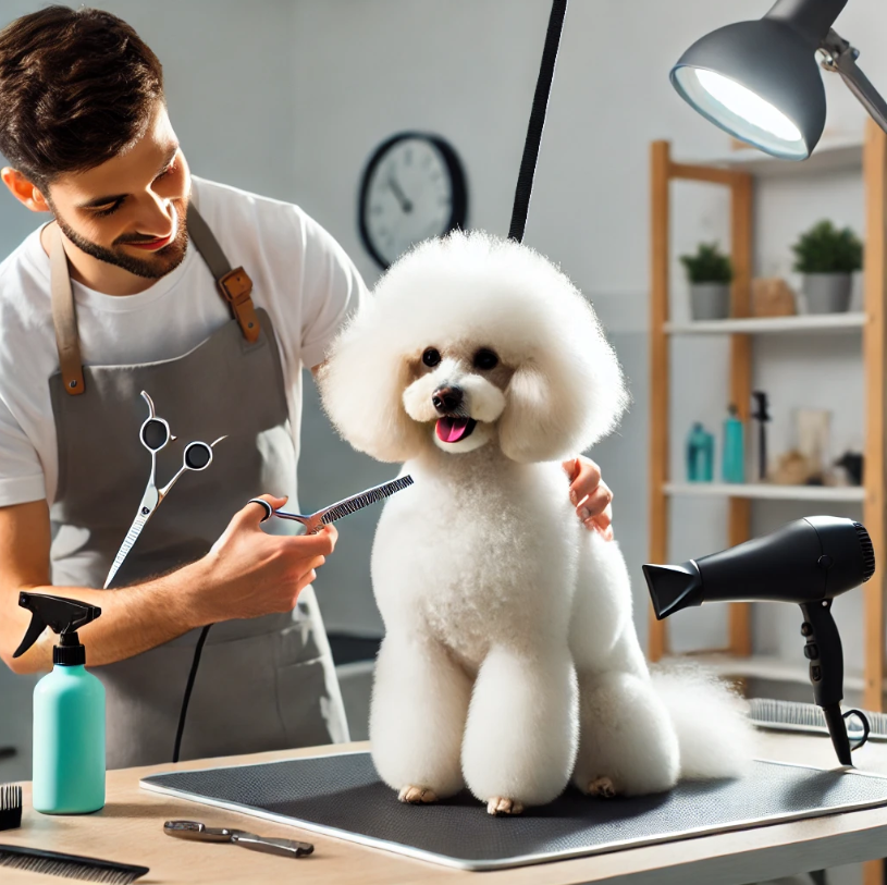 애견미용사 사진