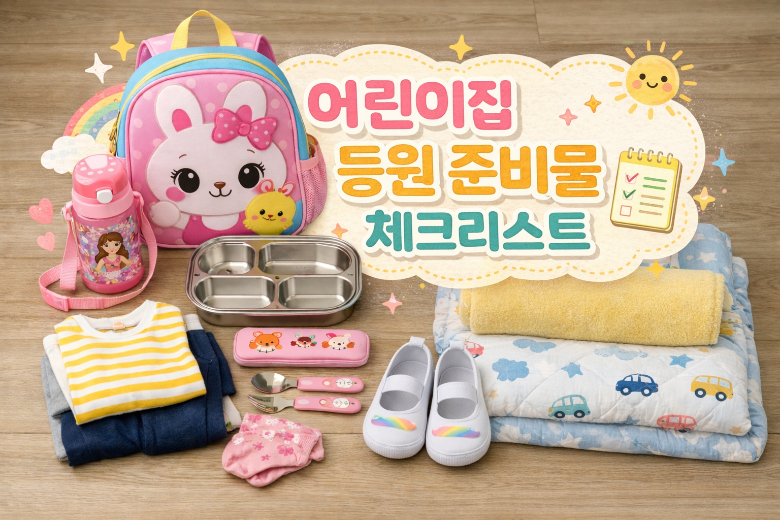 어린이집등원 준비물 체크리스트
