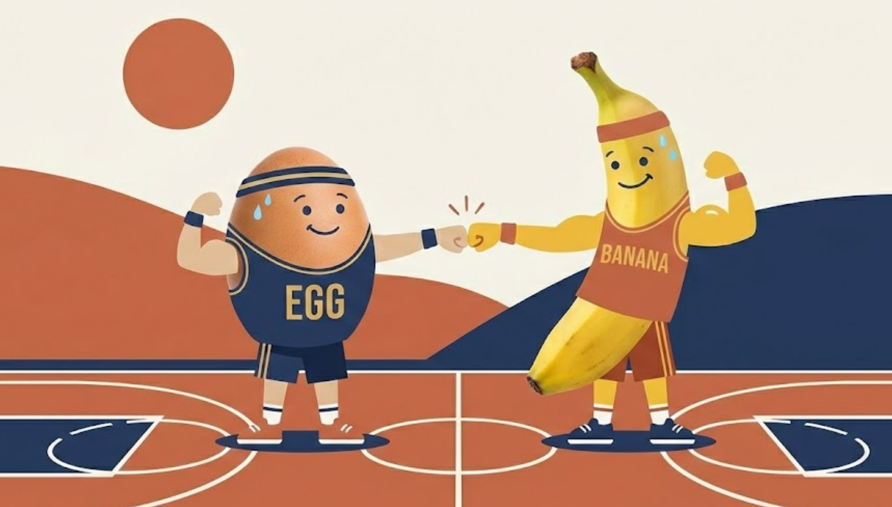 달걀과 바나나 같이 먹을 때 좋나요?