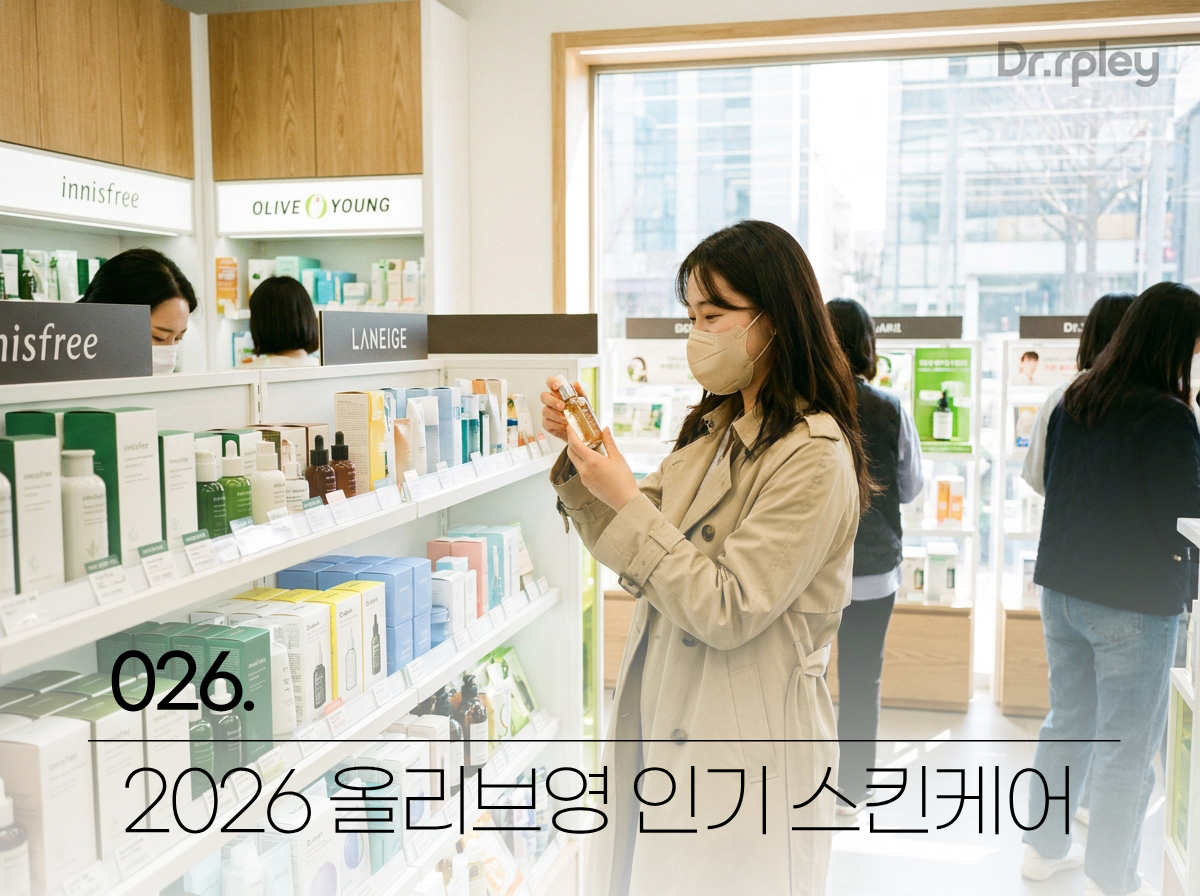 닥터리플리 스킨케어와 올리브영 인기 제품