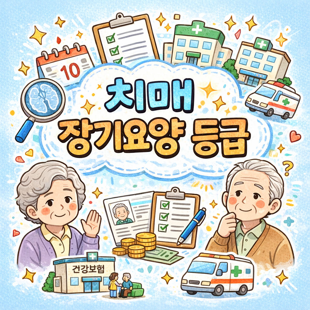 부모님 치매 의심? 치매 장기요양 등급 신청 순서 완벽 정리