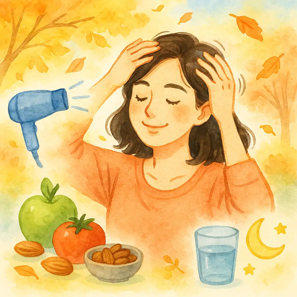 가을 탈모 예방의 핵심, 환절기 두피 관리법