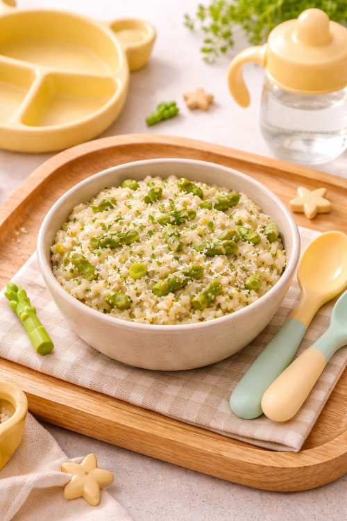 완료기 이유식 55번째 기록 소고기 아스파라거스 양송이 진밥