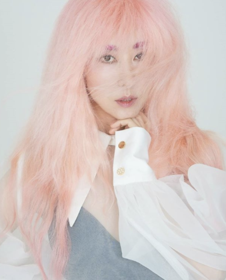 김완선 핑크머리