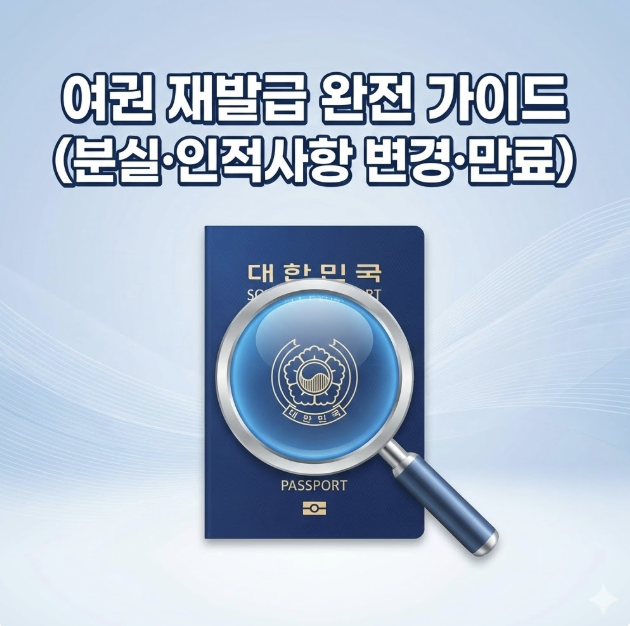 여권 재발급 준비물