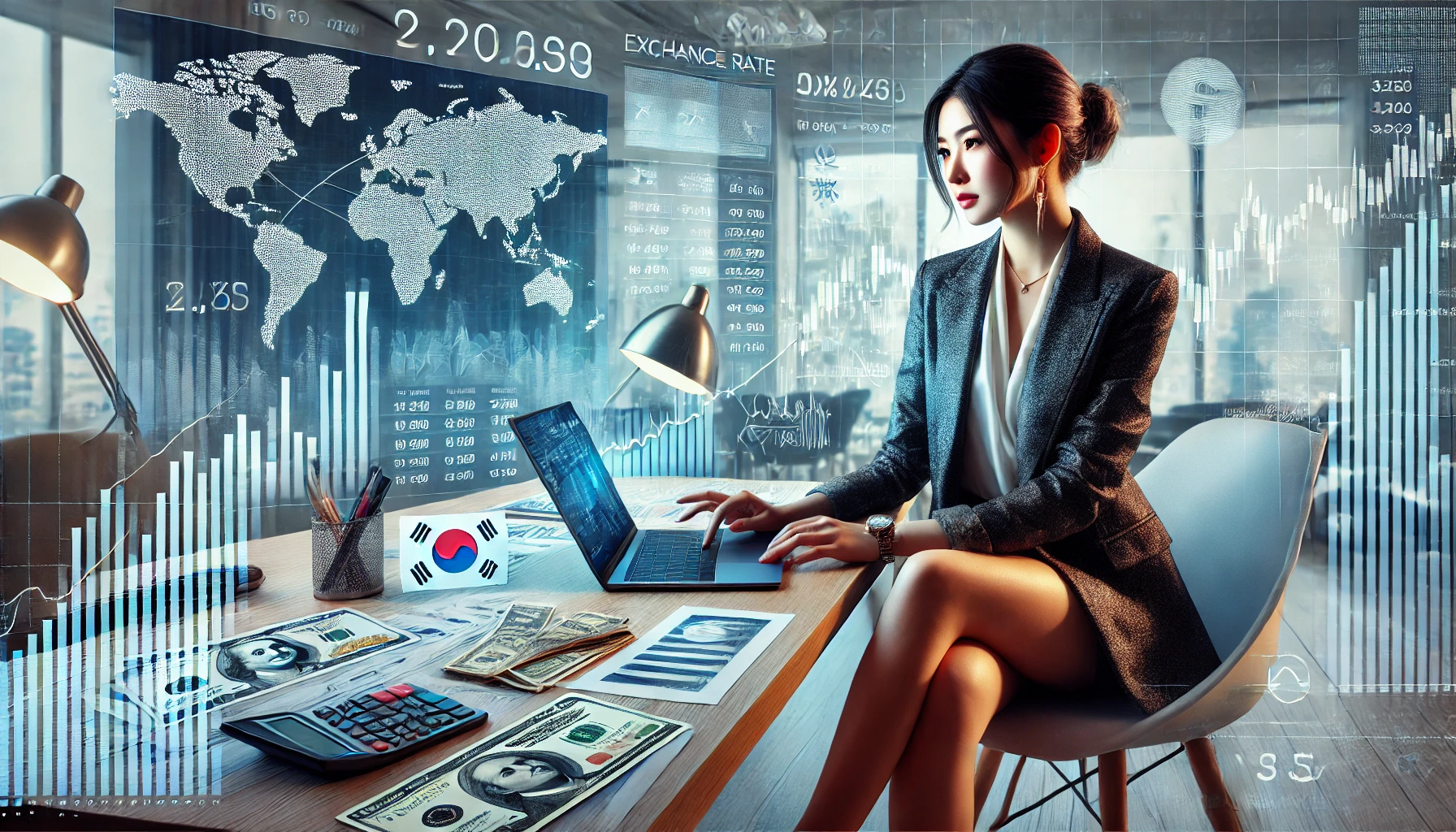 환율 확인하는 이미지