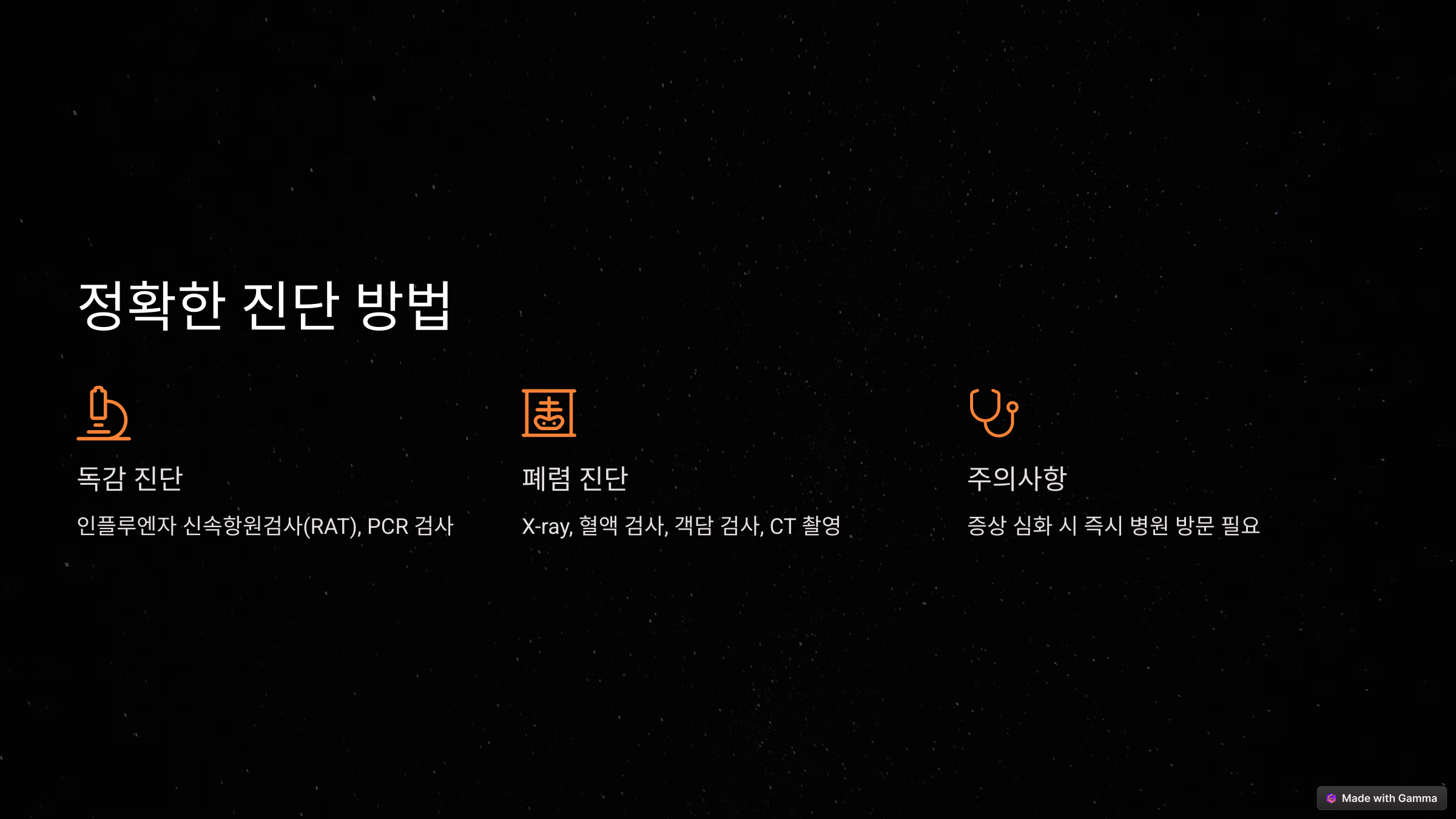독감 vs 폐렴, 증상 헷갈리면 위험! 정확한 구별법