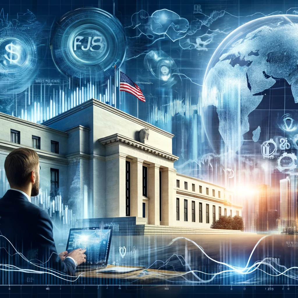 미국 경제와 투자 전략을 나타내는 이미지