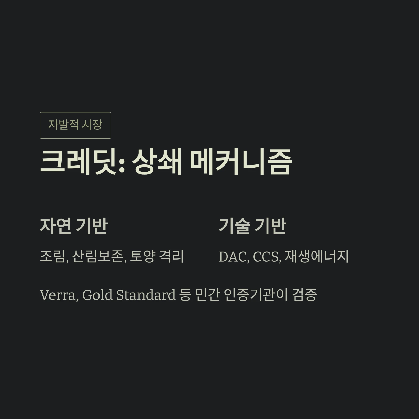 크레딧: 상쇄 메커니즘