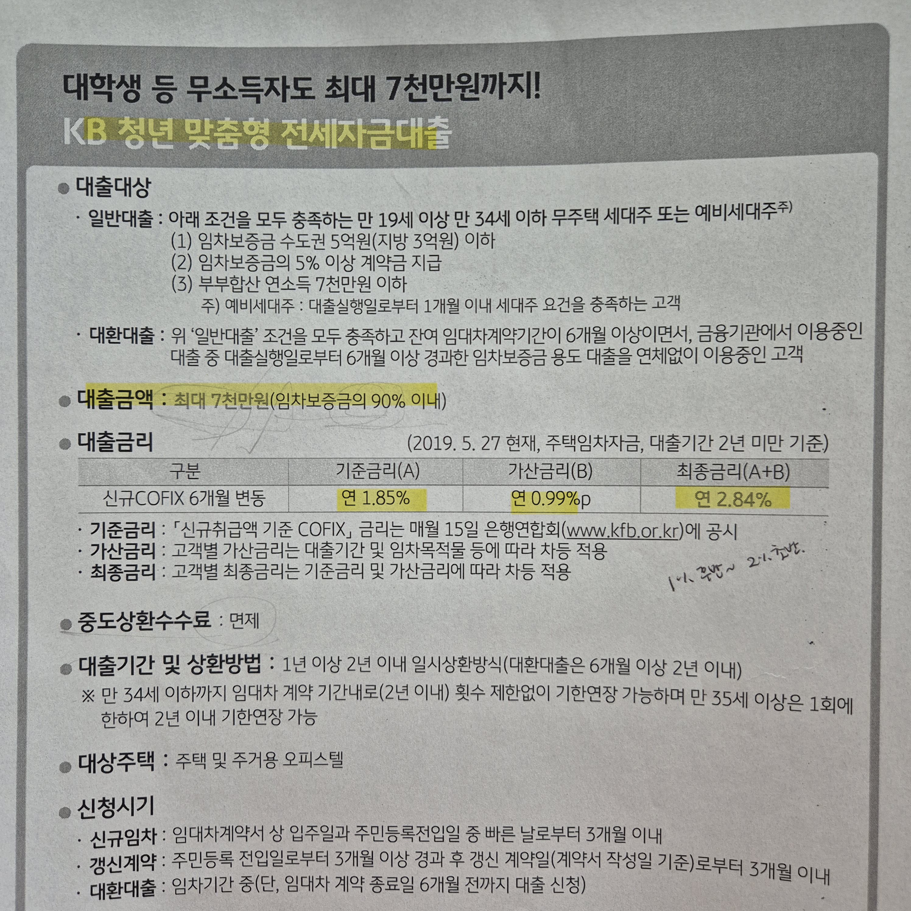 Time required for Jeonse loan review 전세대출 심사기간