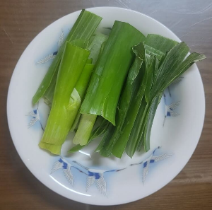 대파 손질