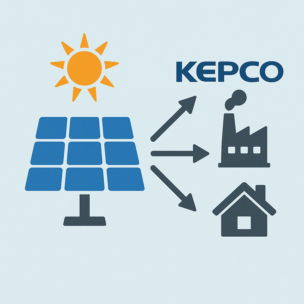 KEPCO 전력 분배도 이미지