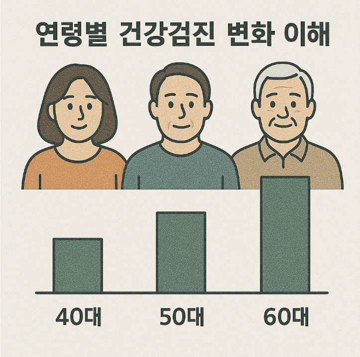 연령별 건강검진 변화 이해 그래프