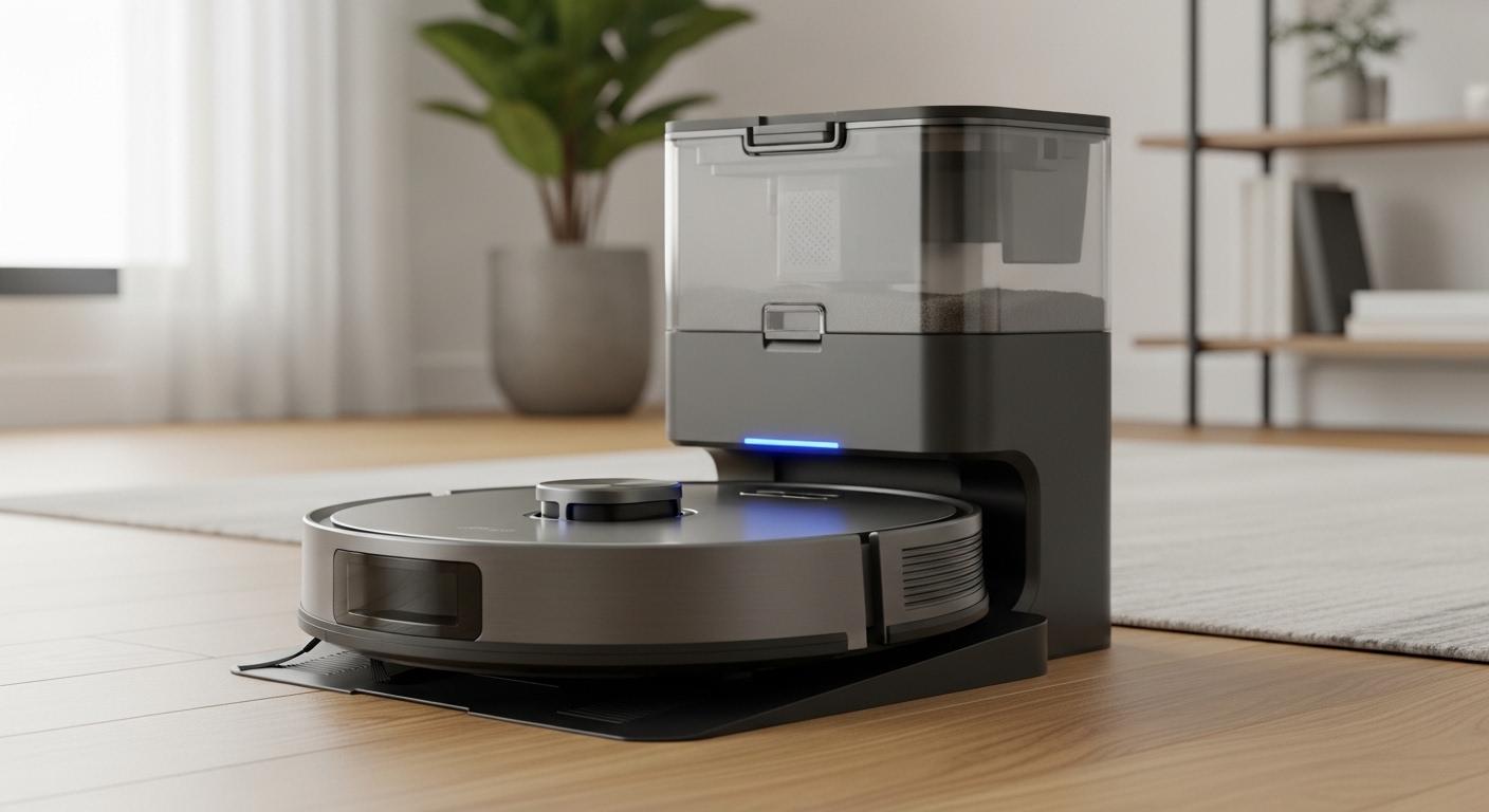 배터리 자동 먼지비움 로봇청소기