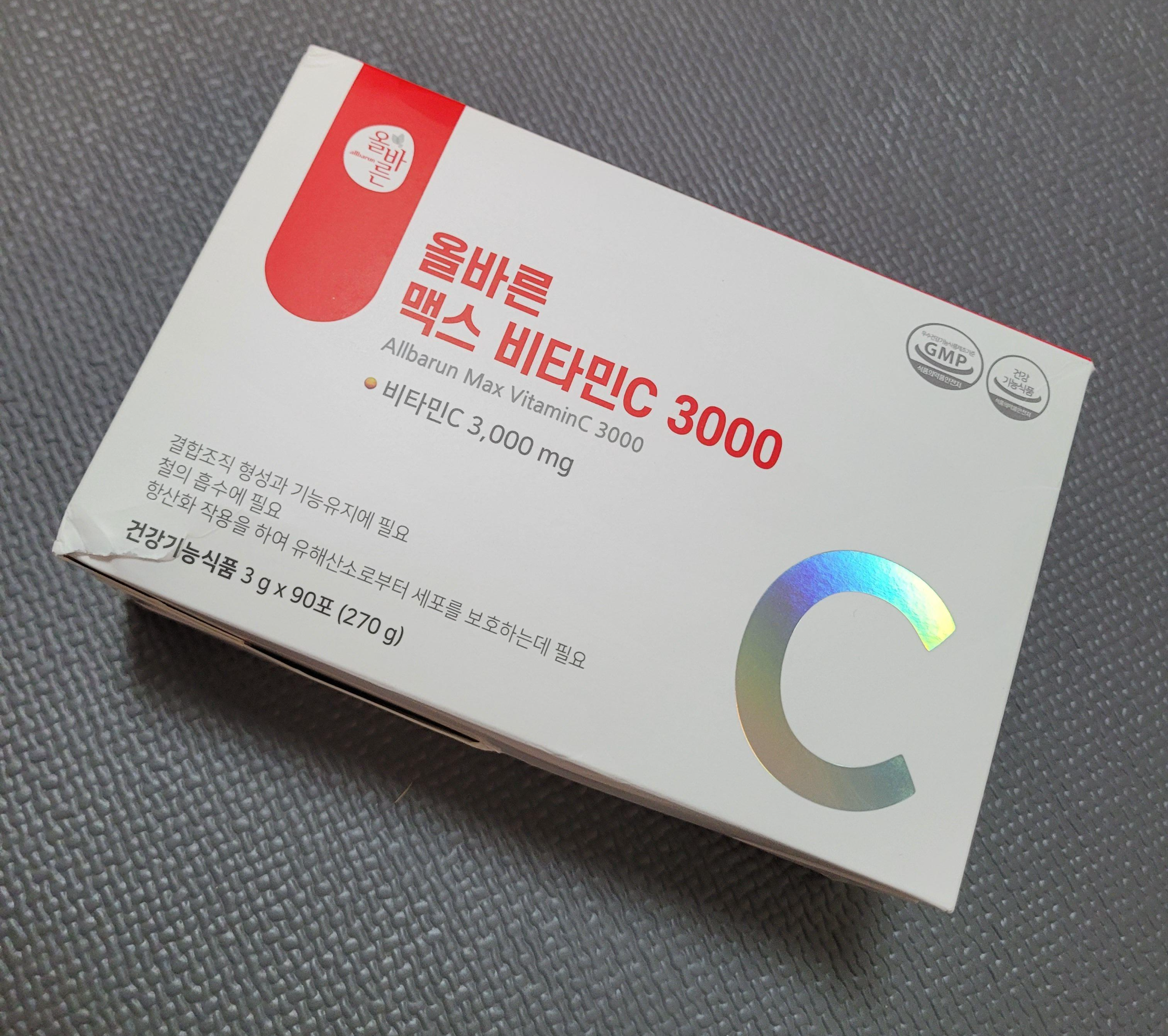 올바른 맥스 비타민C 3000 제품 사진