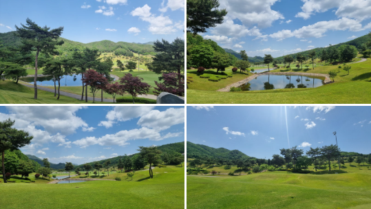 중간 지나가면서 찍은 코스입니다.