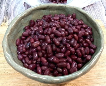 한국의 떡 종류 즘떡-삶은 팥