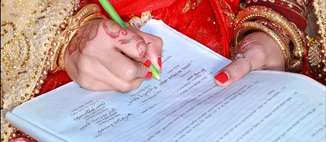 Marriage certificate