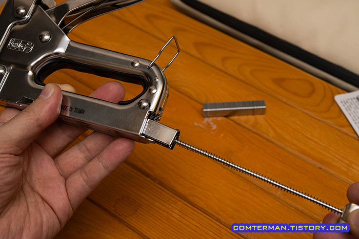 화신 WS-108 건타카 침밀대 분리