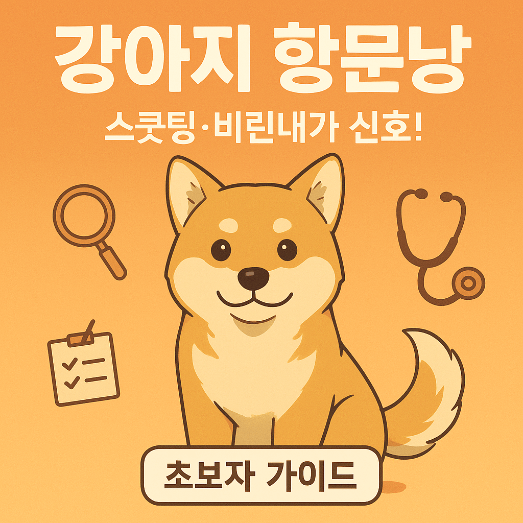 강아지 항문낭