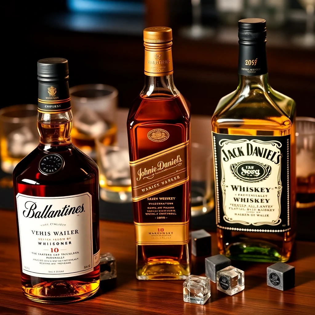 여러 위스키 모음