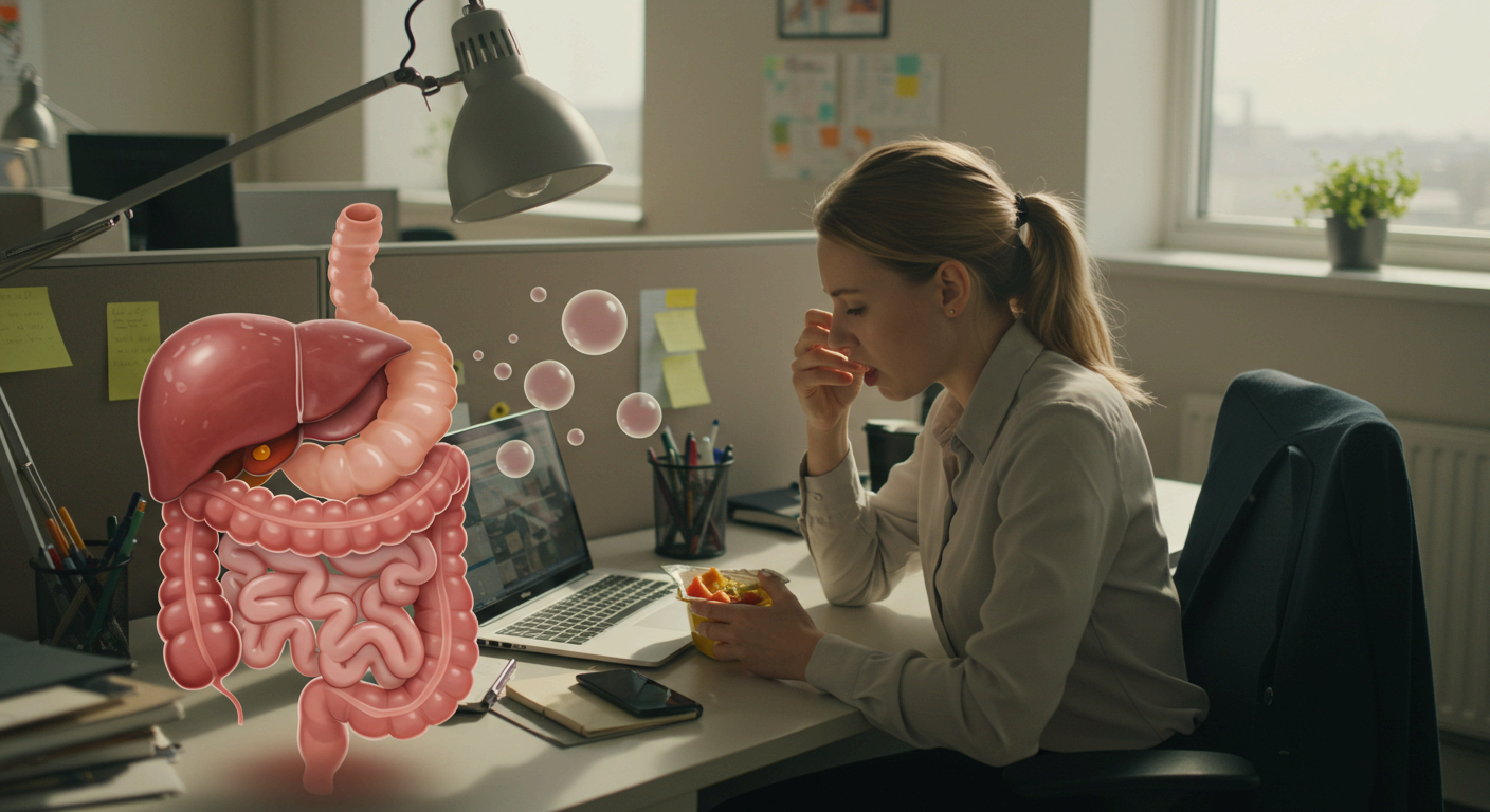 배에 가스가 자주 차는 이유&amp;#44; 장내세균 불균형