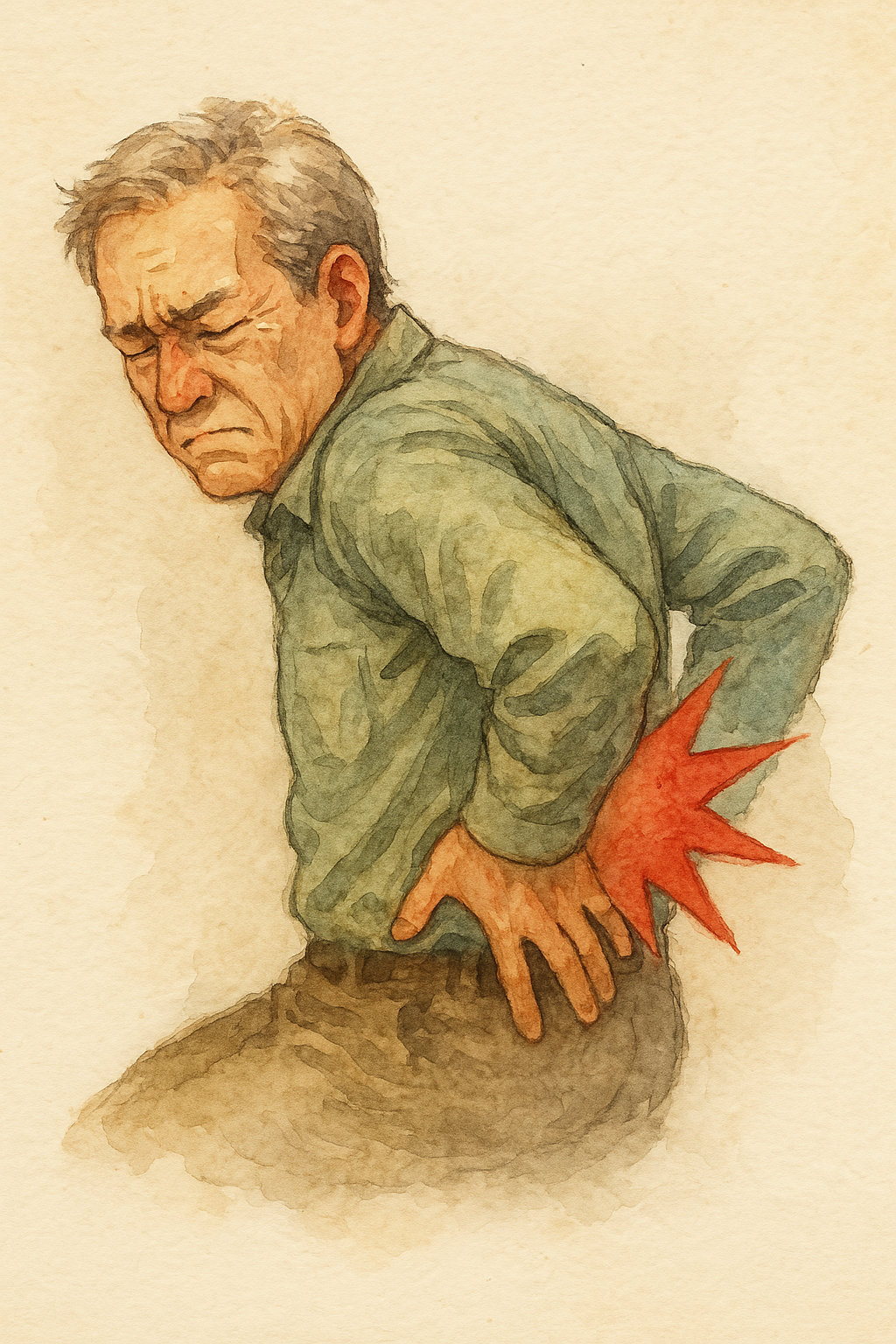 요통이나 등통증