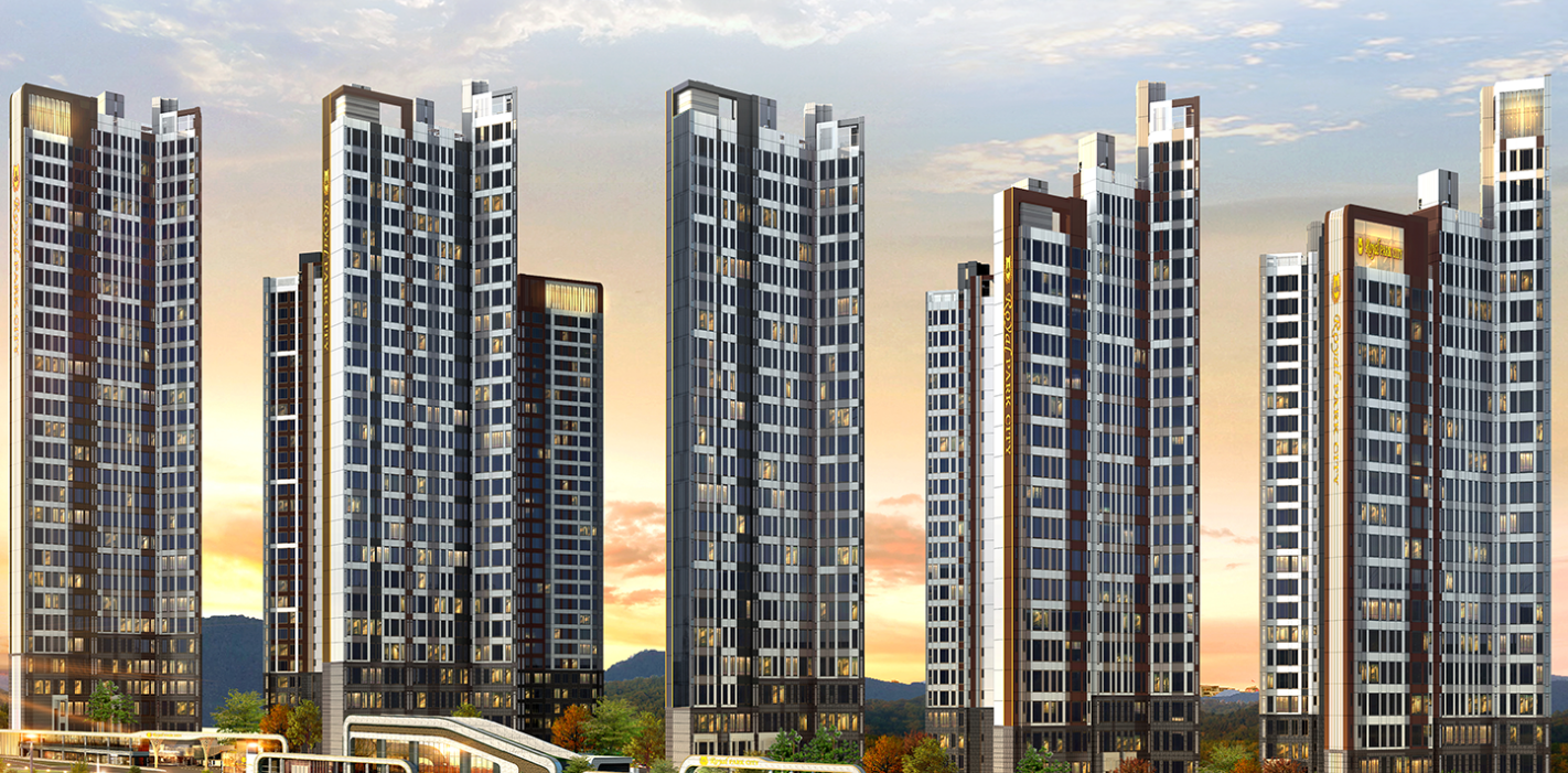 왕길역 로열파크씨티 푸르지오 조감도