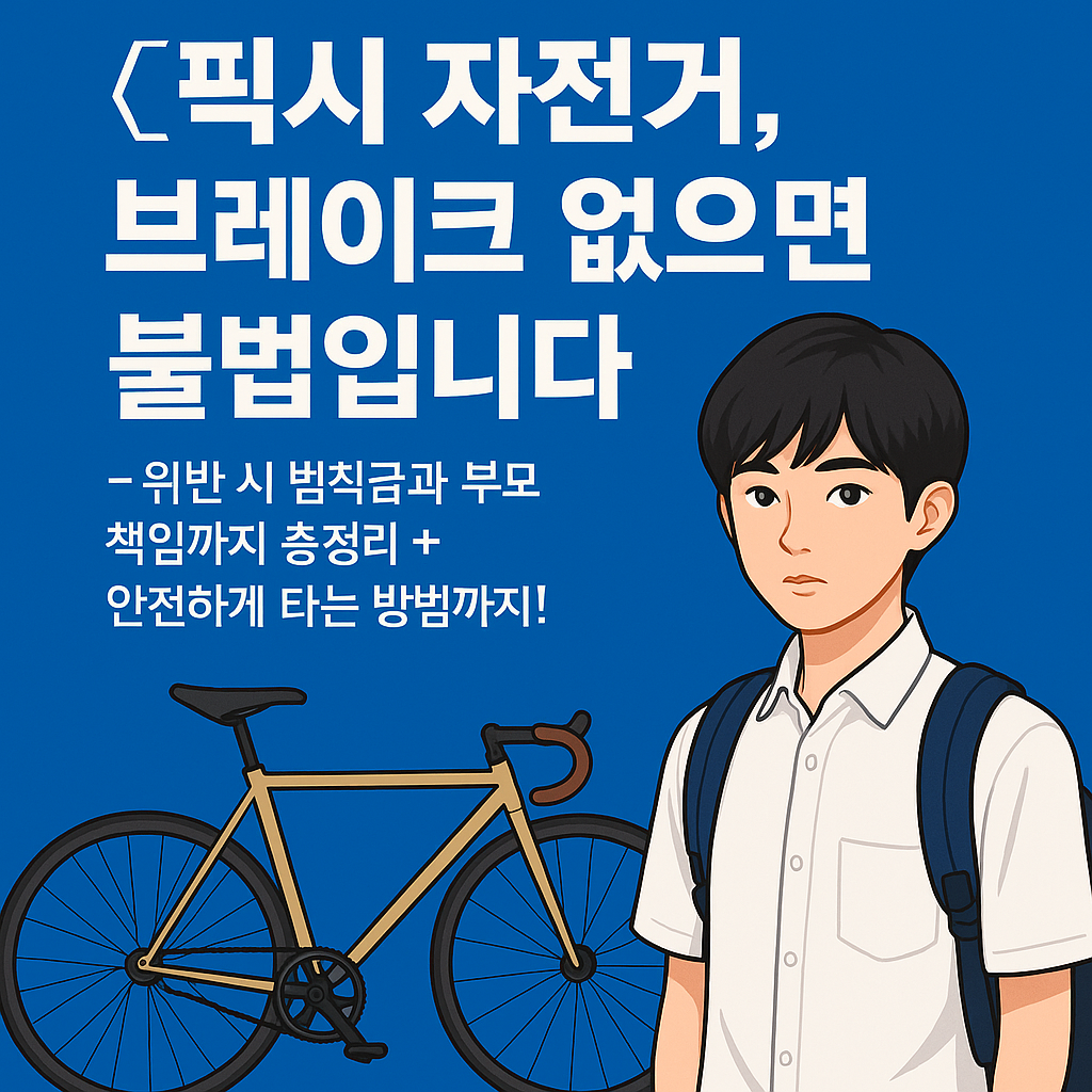 픽시자전거, 픽시자전거불법, 픽시사고, 픽시자전거위반, 픽시자전거벌금, 픽시자전거범칙금, 픽시자전거부모책임, 자전거방임죄, 브레이크없는자전거, 고정기어자전거, 도로교통법자전거, 청소년자전거사고, 자전거단속, 픽시자전거사고, 픽시자전거제동장치, 학생자전거위험성, 자녀자전거사고책임, 픽시자전거스키딩, 픽시자전거단속기준