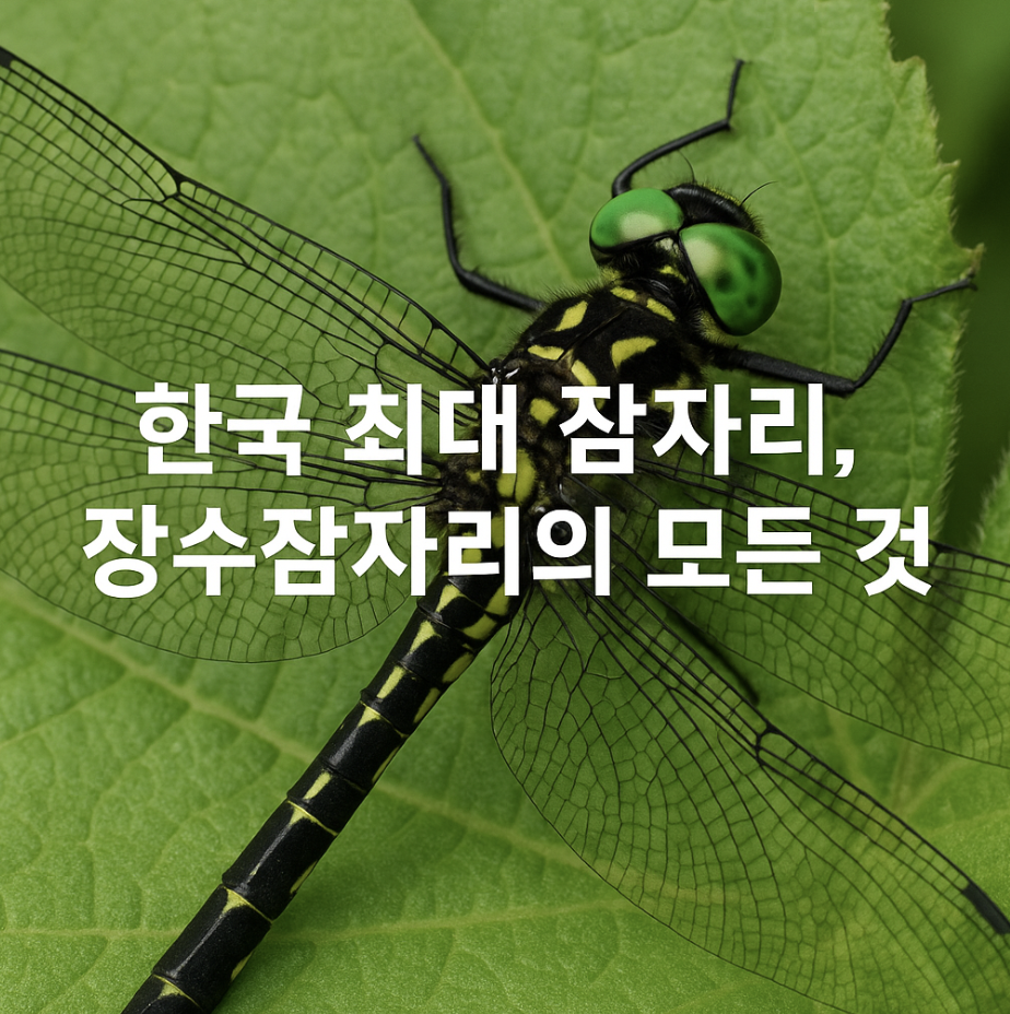 한국 최대 잠자리, 장수잠자리의 모든 것