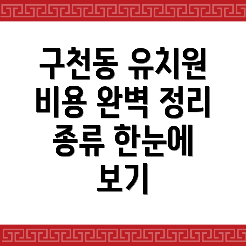 수원 유치원 비용