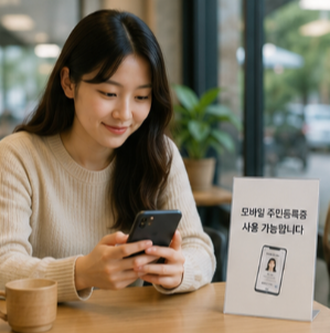 모바일 주민등록증 발급 후