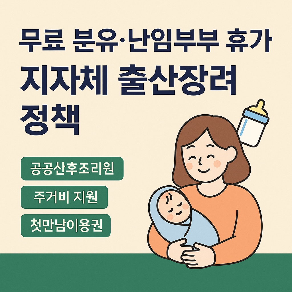 (2025년 6월 최종판) &quot;이젠 집까지?&quot; 우리 동네 출산 혜택, 모르면 무조건 손해!