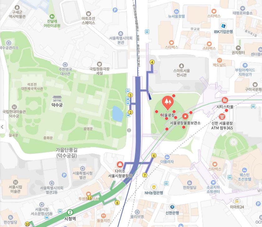 서울광장 지도