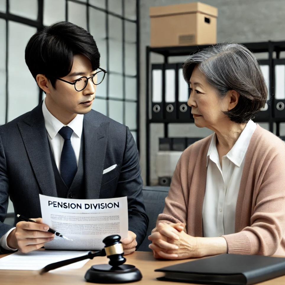 변호사와 연금 분할 비율 상담