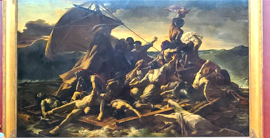 테오도르 제리코-메두사호의 뗏목 (1823년, 캔버스에 유채)