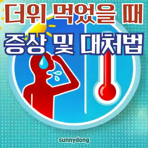 더위 먹었을 때 증상 및 대처법, 건강을 지키는 필수 정보!