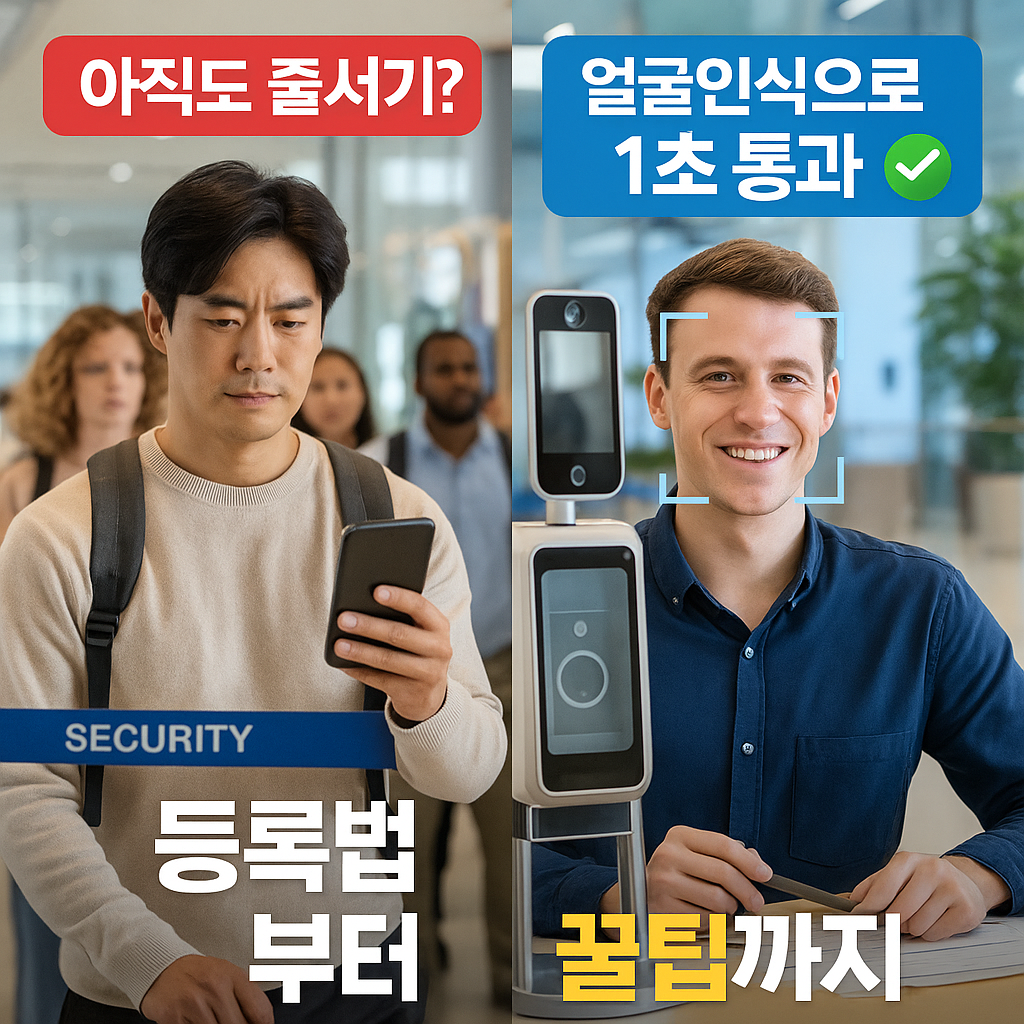 스마트패스로 공항 3시간 &rarr; 1분 단축!