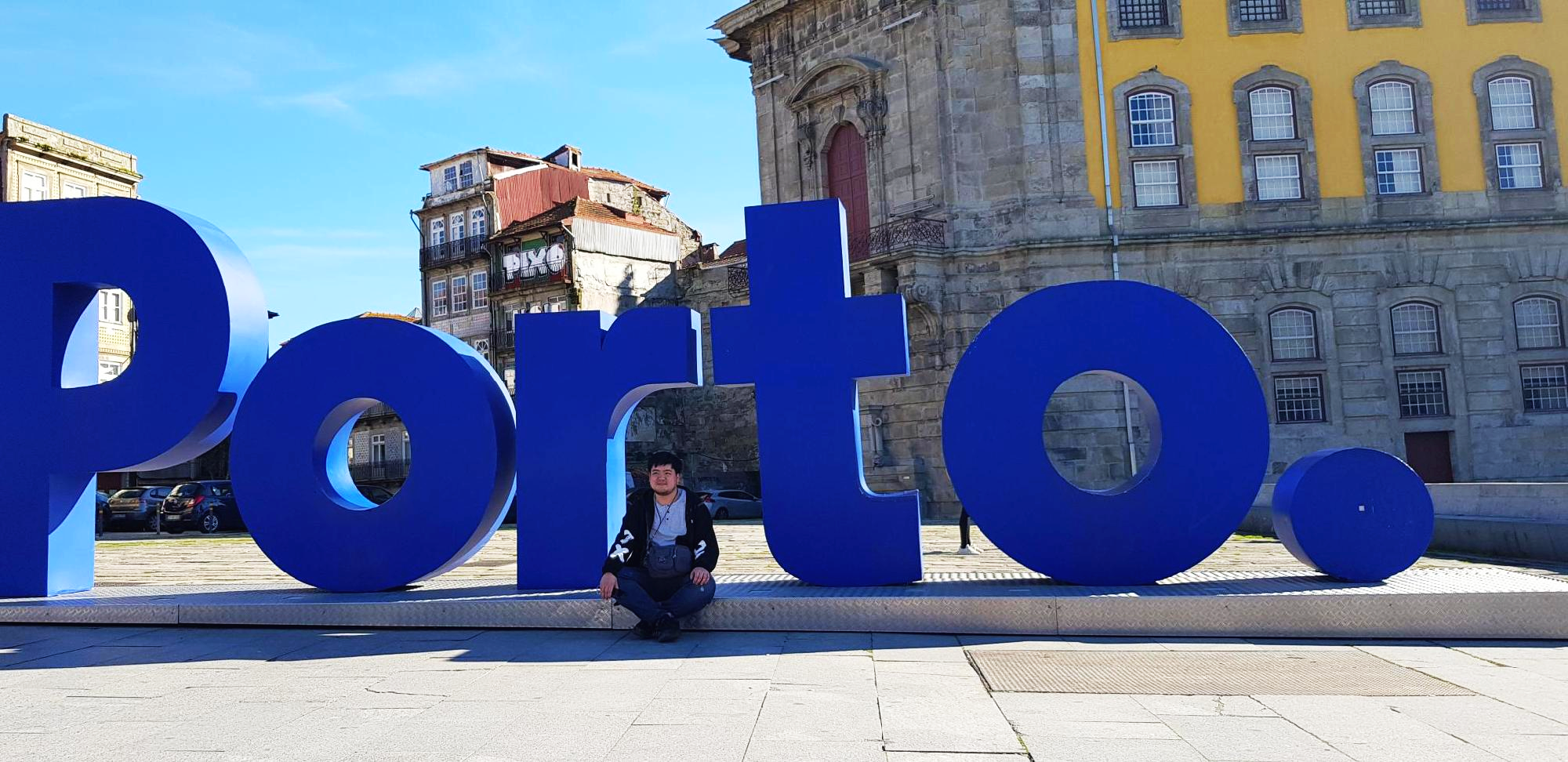 포르투갈 PORTO 글자 랜드마크