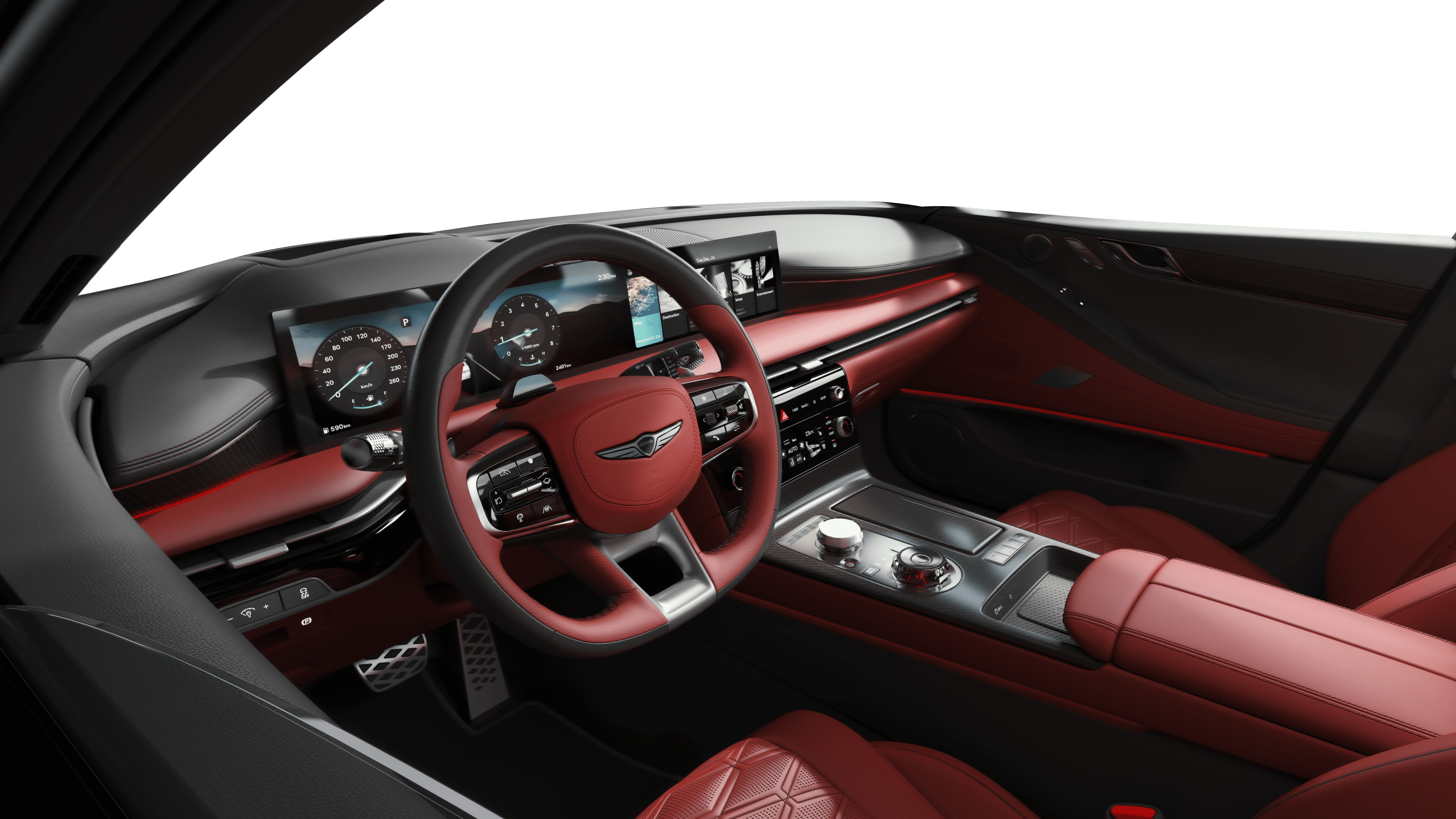 G80 가솔린 2.5 터보 / 가솔린 3.5 실내디자인