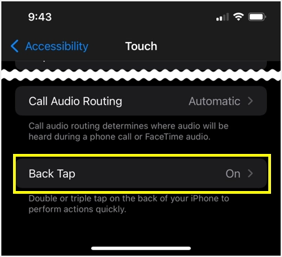 Back_Tap_옵션_열기