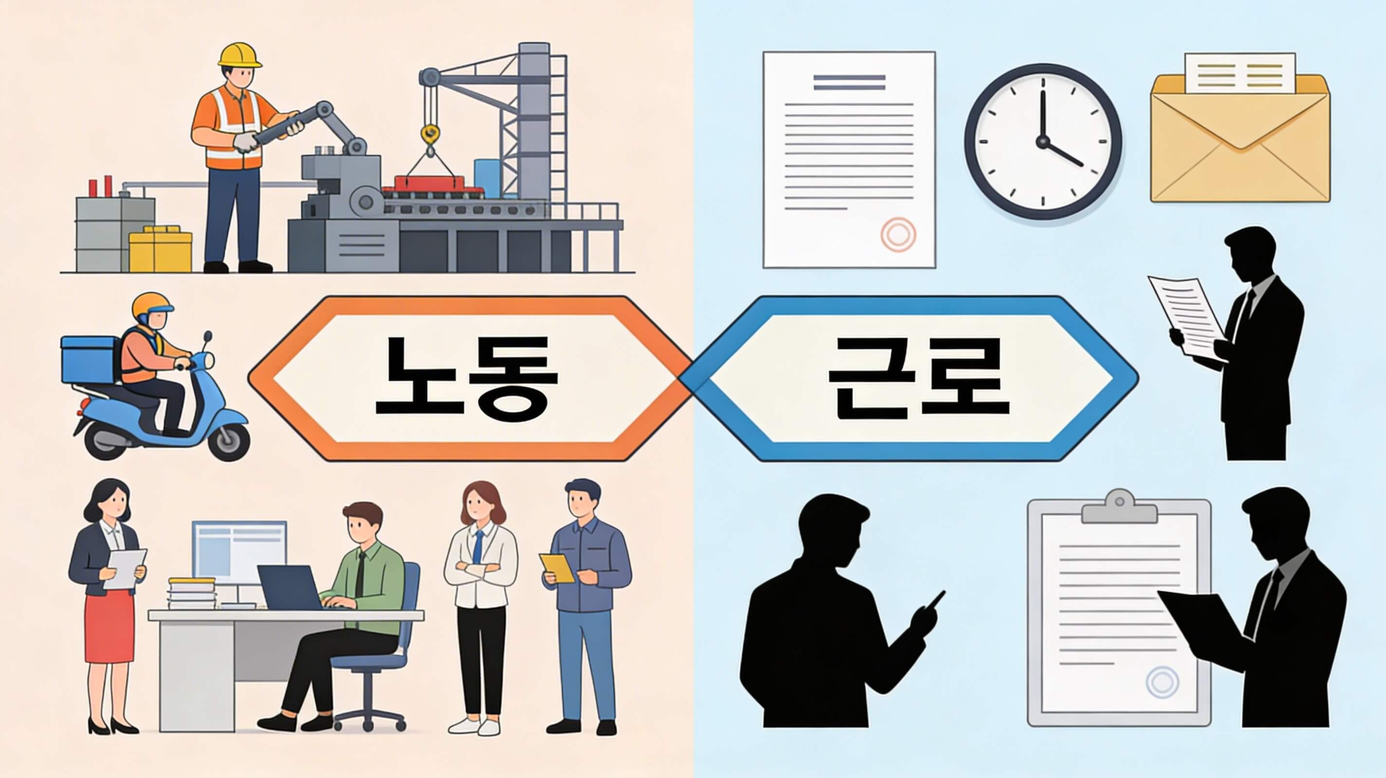 노동과 근로 차이