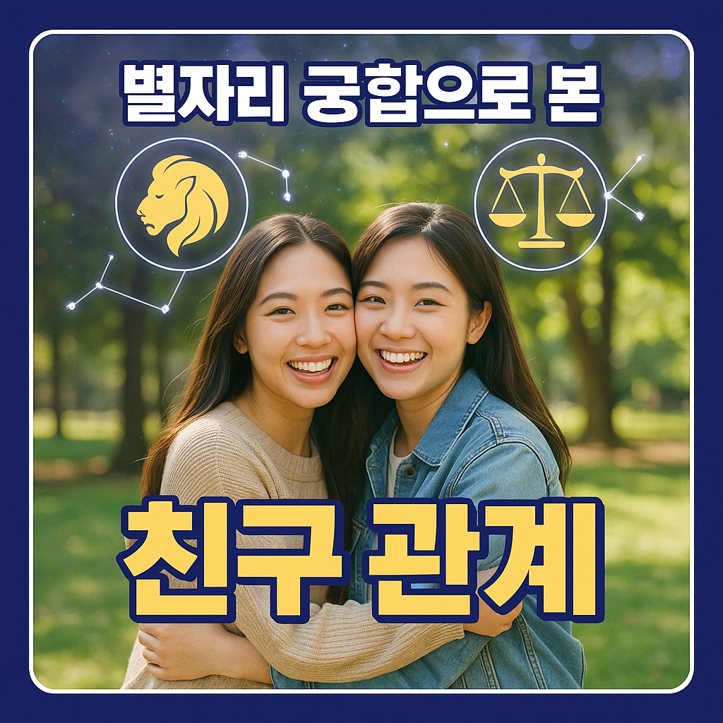 별자리 궁합으로 본 친구 관계