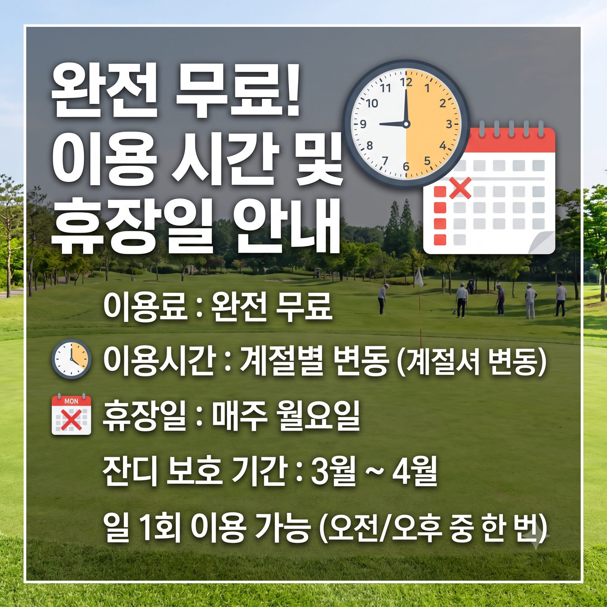 "달천 강변에서 무료 파크골프 어때?" - 단월 파크골프장 위치, 요금, 이용시간, 예약 꿀팁 총정리