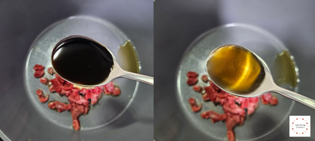 매콤소고기국-소고기에 국간장과 까나리액젓을 한 수저씩 넣고 볶기