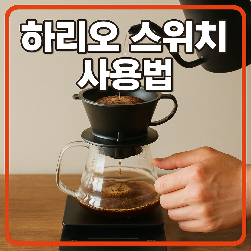 하리오 스위치 사용법