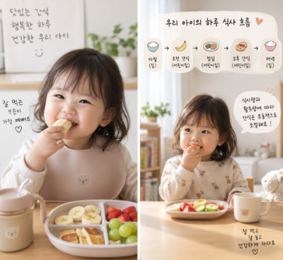 아기 간식 하루 몇 번? 꼬물이 간식 시간 정하는 기준